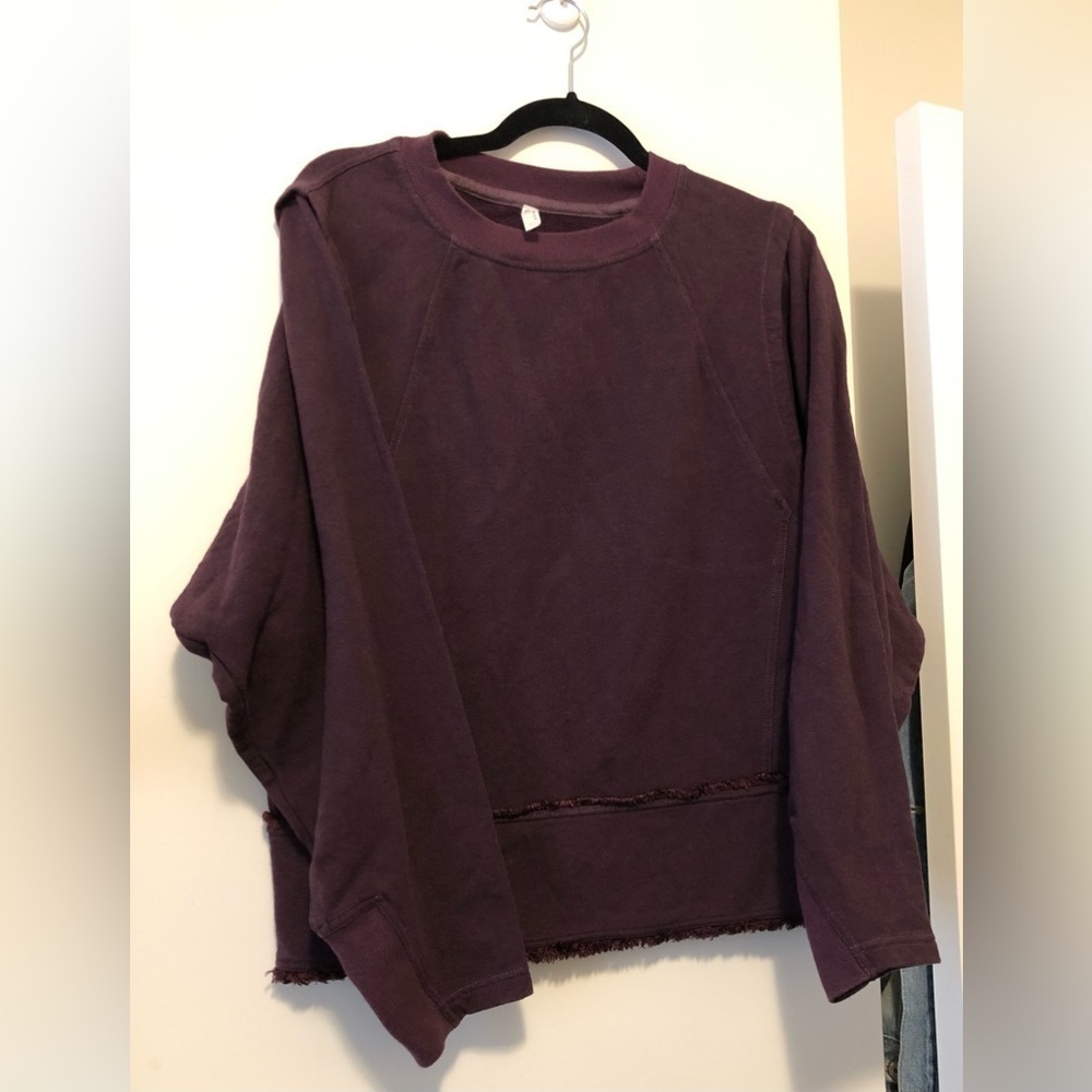 FREE PEOPLE MOVEMENT WHERE THE WIND BLOWS DARK PURPLE SIZE XS ANTHROPOLOGIE - Picture 4 of 11